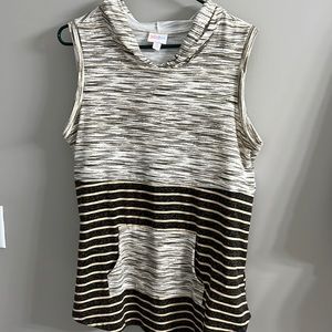 LuLaRoe Brittany hooded tank. New with tags